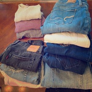Bundle of jeans/shorts + BM shirts